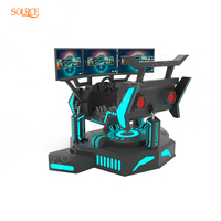 Simulador de vuelo de dos jugadores 9D VR de 720 grados 360 Juego de Montaña Rusa virtual a la venta para una experiencia VR entretenida