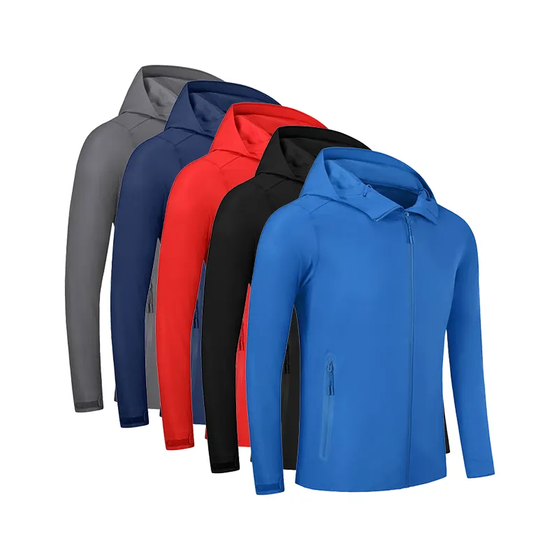 Fashion Casual Mountaineering Winter Jacket Clothes Zipper Type Heavyweight Men's Hooded Jacket