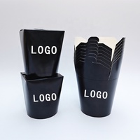 Bol à pâtes en papier jetable pour nouilles Boîte d'emballage alimentaire à impression personnalisée
