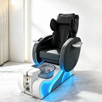 Fauteuil de pédicure pour salon de manucure et spa - Massage électrique, lavage et trempage des pieds, canapé de manucure
