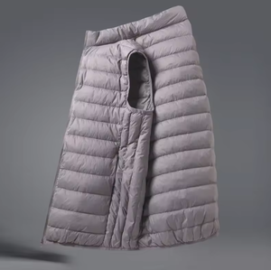 Autumn and winter unisex <b>white</b> duck down <b>vest</b>, waterproof, windproof, environmentally friendly outdoor <b>vest</b> - Product Image 3