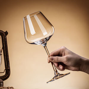 Campione Gratuito Calici da Vino in <span class=keywords><strong>Vetro</strong></span> Cristallo Trasparente a Stelo Lungo per Feste di Matrimonio - Product Image 3