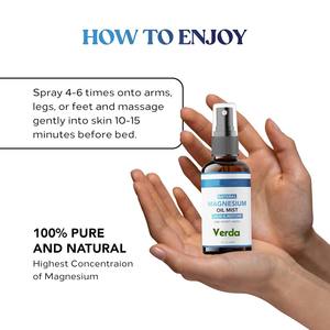 Label pribadi minyak Magnesium organik meringankan nyeri sendi mengurangi nyeri kaki menenangkan santai semprotan minyak Magnesium topikal - Product Image 6