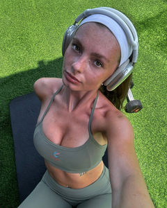 Ensemble d'entraînement personnalisé pour femmes 2 pièces soutien-gorge de sport à dos croisé leggings ensembles de fitness vêtements de sport - Product Image 3