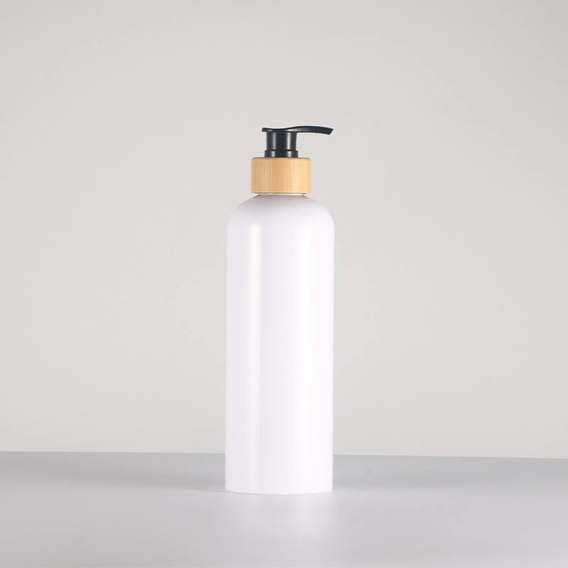 ปั๊มไม้ไผ่สีขาว + ดำมันวาว