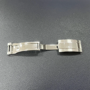 Hebilla Plegable de <span class=keywords><strong>Acero</strong></span> Inoxidable de 9mm-16mm con Cierre Metálico para Correa de Reloj R-olexs <span class=keywords><strong>Submariner</strong></span> Oysterflex Daytona GMT - Product Image 1
