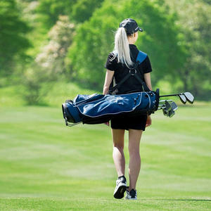 Golfstandbag met aangepast logo |   4-wegsverdelers voor georganiseerde clubs |   Gemakkelijk te dragen, gevoerde schouderriem |   Tourpersoneelstijl - Product Image 6