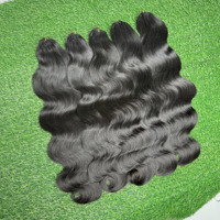 Extensions de cheveux humains vietnamiens vierges de haute qualité, 100% naturels, densité 150, ondulation naturelle, pour crochet