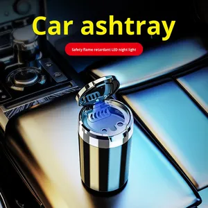 Cenicero Metálico para Coche 2026 de Última Tendencia con Tapa Antipolvo y Retardante de Llama, Accesorio de Regalo Novedoso para Hombres y Mujeres - Product Image 3