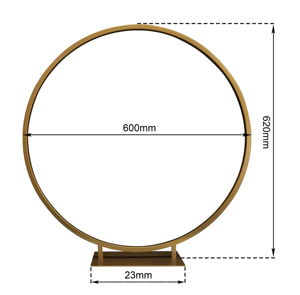 Gold Round Iron Wedding Arch Flowers <strong>Balloon</strong> Kit Backdrop Stand <strong>Table</strong> Centerpiece <strong>Decoration</strong> for Party Express Shipping - Product Image 4