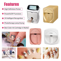 Vente directe d'usine, imprimante à ongles portable mobile, imprimante numérique 3D professionnelle pour ongles, imprimante à fleurs pour ongles, machine à imprimer du vernis à ongles