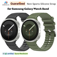 Bracelet de remplacement en silicone pour Samsung Galaxy Watch 8, bracelet de sport Correa pour Galaxy Watch 9 40 mm 44 mm