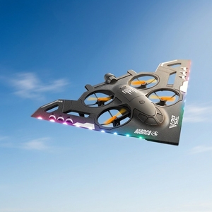 Avion télécommandé V22 Osprey Style, planeur terrestre et maritime, avion de chasse RC en mousse, jouet volant étanche pour enfants - Product Image 1