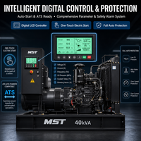 Centrale électrique modulaire pour unité de broyage de ciment avec consommables de première charge et générateur diesel SDMO