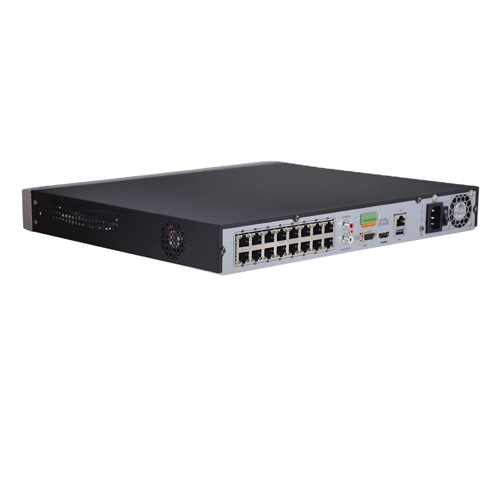 Hik NVR DS-7732NI-K4/16P 純正 32チャンネル 1.5U 4K 16PoE対応 双方