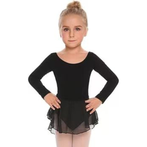 Abbigliamento da ballo per ragazze a manica lunga danza danza danza danza body <span class=keywords><strong>ginnastica</strong></span> abiti da balletto body - Product Image 1
