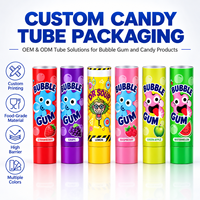 Tube d'emballage en aluminium et plastique haute barrière, impression UV personnalisée, bouchon à vis, conteneur de qualité alimentaire pour confiture, sauce, bonbons