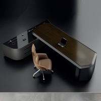 Mobili da Ufficio di Lusso, Elegante Scrivania Direzionale, Scrivanie Durevoli, Tavolo Ergonomico per Ufficio Dirigenziale