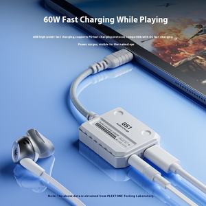 PLEXTONE/Guji GS1 Adaptateur USB-C vers USB 2-en-1 pour Apple iPhone 15 et iPad Pro Nouveau casque deux-en-un - Product Image 4