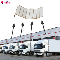 860 ~ 960mhz étiquette de pare-brise passive RFID longue portée étiquette d'actifs et étiquettes durables pour les systèmes de collecte de péage et de trafic