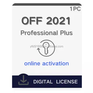 Genuine code 2021 Professional Plus Key 100% Online Activation office 2021 Pro Plus Retail Key License Lifetime 1 PC
