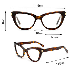 Firstsense 2025 Nouvelle Collection – Monture de Lunettes Vintage Style Œil de Chat en Acétate pour Femme – Lunettes de Vue Tendance et Protection Oculaire pour Ordinateur - Product Image 3