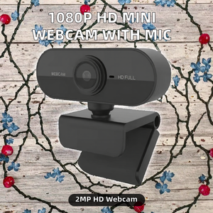 1080P Full HD Mini Webcam Microphone USB Ordinateur Web Cam Caméra <span class=keywords><strong>pour</strong></span> <span class=keywords><strong>Gamer</strong></span> Vidéo en direct Appel Conférence Streaming CMOS 1920x1080 - Product Image 2