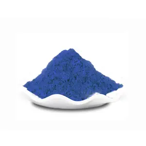 Water soluble acid blue 9 dyes for leather and food