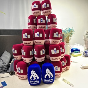 Tùy chỉnh chất lượng cao xé kháng tiếng ồn Cách Ly đổ xô Microphone miếng bọt biển kính chắn gió cho đài phát thanh truyền hình thiết bị phát thanh truyền hình - Product Image 2