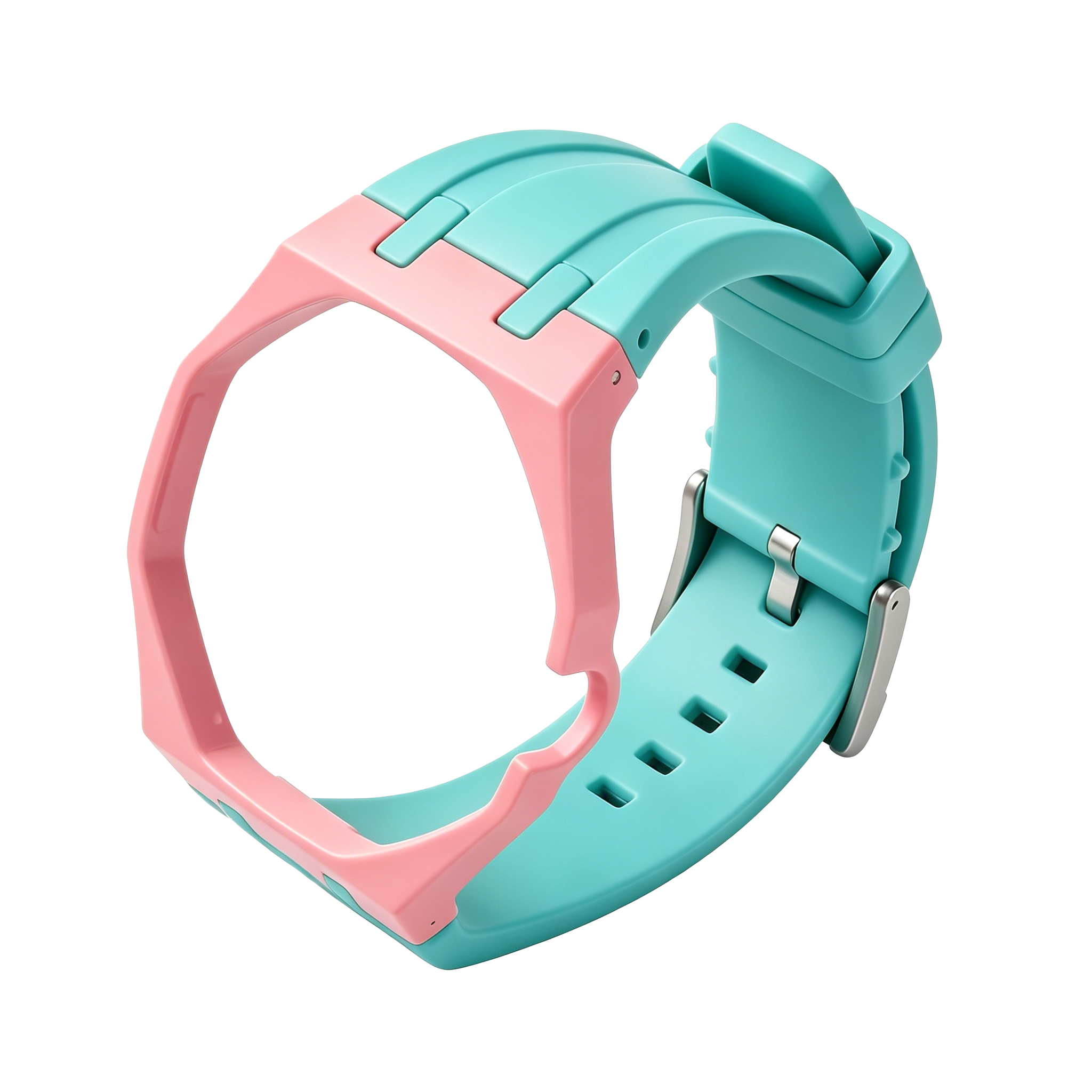 pink and green