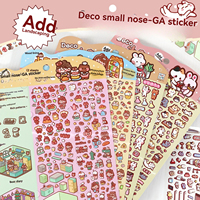 Flash Deal Zone vari stili decorativi per bambini simpatico cartone animato adesivo Scrapbook in PVC fogli adesivi per diario