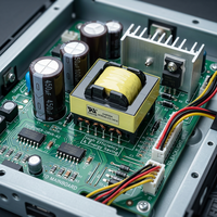 Transformateur de puissance monophasé toroïdal à noyau de ferrite haute fréquence EE16 EE19 EE25 EE40 220V 24V 12V 5V haute puissance pour mobile