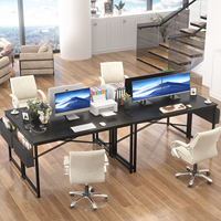 Escritorio de Computadora Moderno y Resistente para Oficina, Portátil, de MDF y Metal, con Almacenamiento para Sala de Estar, Ecológico, Multifuncional, para Juegos y Escritura