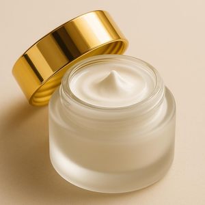 Tarros Personalizados con Tapa Dorada Brillante en Color CMYK, Envases Cosméticos de Plástico PP de 250 ml Ecológicos para Crema Facial y Corporal - Product Image 4