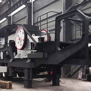 Ensemble complet de concassage de granit 100-200t/h, prix de l'usine mobile sur roues, concasseur à mâchoires pour pierre - Product Image 3