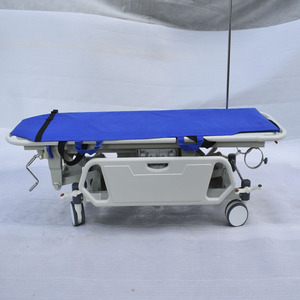 Carro de Transporte de Pacientes Suizo Francés 1900x700x570-750, Carro Manual Elevable Serie Hospitalaria - Product Image 1