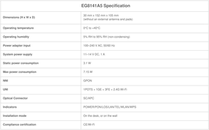 Optical EG8141A5 ONU ONT Modem Fiber Optic Network WiFi <b>Router</b> RJ45 FTTH Port 6 DC/AC Powered - Product Image 6