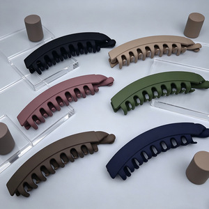 Shily&OS Fermagli per capelli opachi a croce e a banana, Fermacoda verticale grande, Clip a ganascia di squalo per coda alta da donna, All'ingrosso - Product Image 4