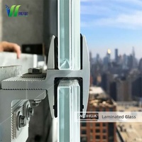 Verre feuilleté trempé sur mesure anti-UV pour balustrade de lucarne