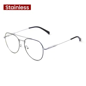 Gafas de buena calidad para hombre, lentes ópticas con marco transparente, Ultra ligeras, de cristal grande