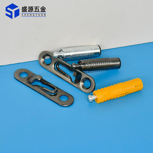 Conectores ocultos Shengyuan de acero duradero para estantes, armarios, gabinetes de cocina y muebles telescópicos - Product Image 1