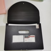 Produits de classement format A4, sac en plastique maillé PP, mallette de bureau, organiseur de documents professionnels, boîte noire, dossiers extensibles