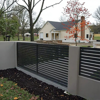JHR Tout dernier modèle de portail automatique de luxe en aluminium pour maison Fournisseurs de portails en aluminium Portes pour maisons