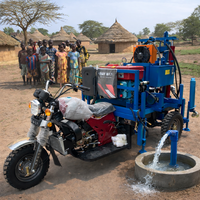 Foreuse portable haute performance pour puits d’eau de 200 m, machine de forage de sondages, appareil de forage profond, vente directe d’usine