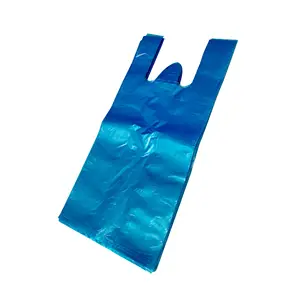 Vente en gros Achat en gros Sac à t-shirt en plastique polyvalent 10x13 pouces avec gousset latéral fabriqué à partir de matériaux HDPE/LDPE recyclés