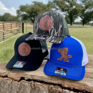 Gorra Trucker Richardson Estilo 112 de Malla con Visera Precurvada de 6 Paneles, Logotipo Bordado Personalizado de Alta Calidad OEM - Product Image 4
