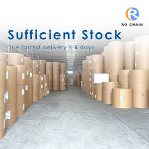 Ro Chain 2-24oz Ventilador de taza de papel recubierto de PE de grado alimenticio Impresión offset personalizada para té Café Bebida - Product Image 6