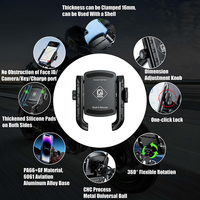 Support de téléphone universel pour moto Kewig, rotation à 360°, support de téléphone étanche pour vélo, fixation rapide, support de téléphone réglable pour vélo