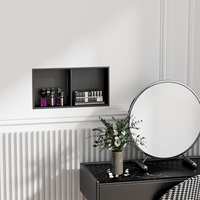 Cadre de cuisine et de salle de bain moderne 2025 haut Brosse WC niche de douche encastrable pour appartement, hôtel et hôpital