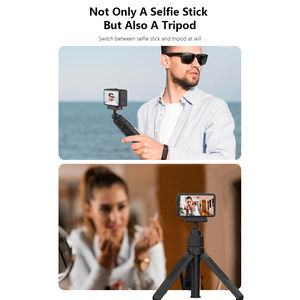 YLTECH trípode de cámara de acción de aluminio 2 en 1 <span class=keywords><strong>Mini</strong></span> trípode de Selfie Stick de escritorio para GoPro Hero/DJI OSMO /Insta360 - Product Image 2